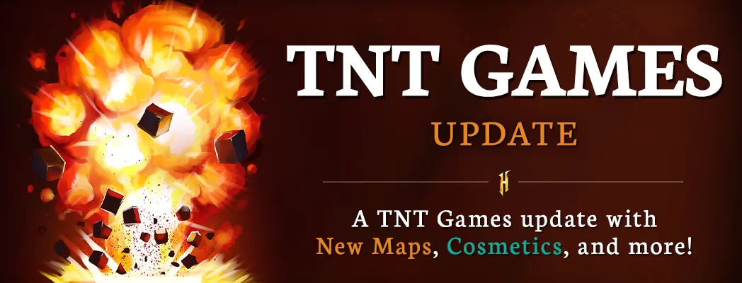 Обновление TNT Games — новые карты, косметические предметы и многое другое!