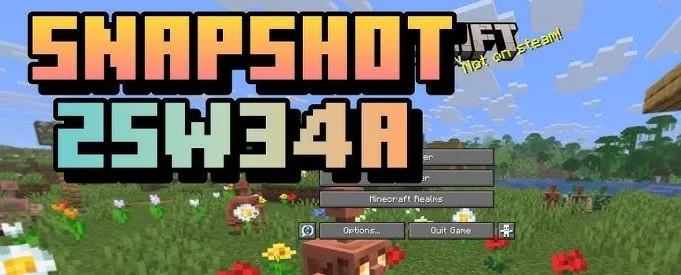 Minecraft 1.21.9 Snapshot 25w34b